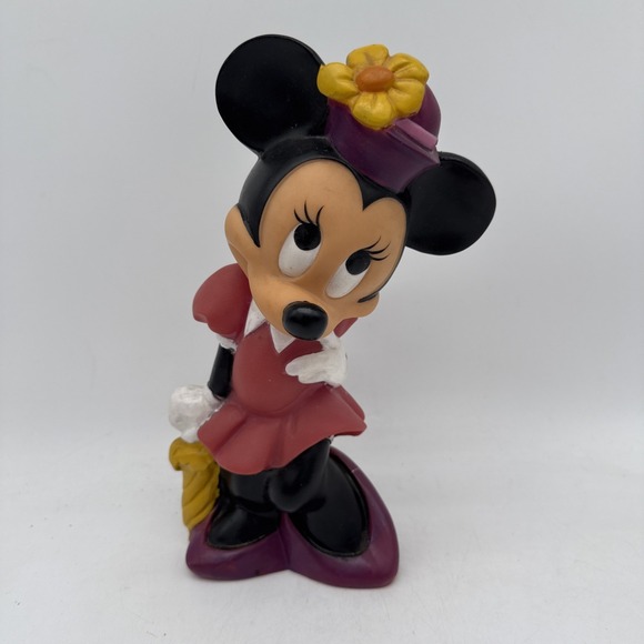 Illco Other - Vintage Minnie Mouse Coin Bank ILLCO Toys 11" Tall